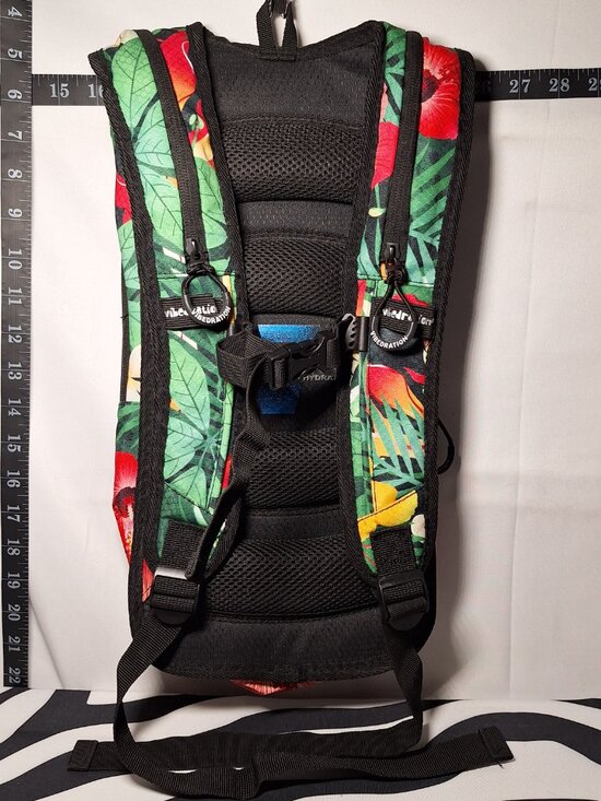 Vibedration Hydration Backpack w/o bladder - Tropical - Used main image 8